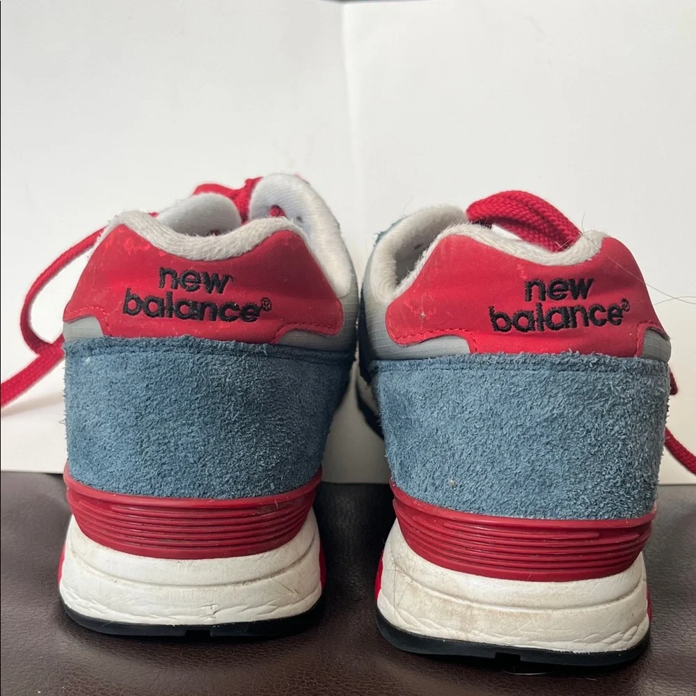 New Balance Red and Blue Gray Sneakers